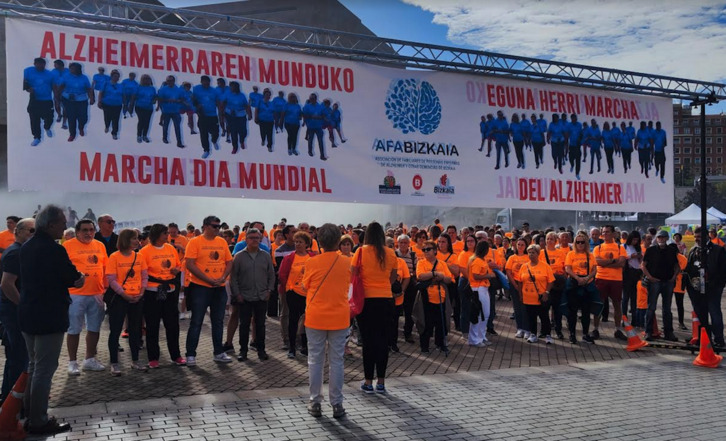 Marcha Día Mundial del Alzheimer, este sábado en Bilbo.