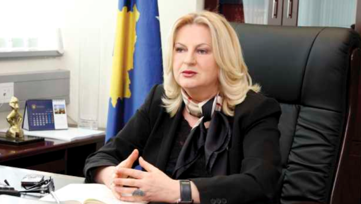 La exministra de Exteriores de Kosovo, Edita Tahiri.