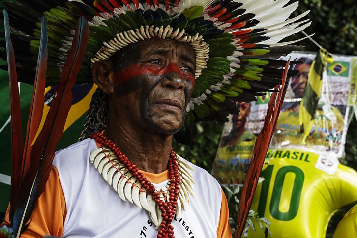 Los pueblos indigenas rechazan el «marco temporal» al que se acoge la derecha.