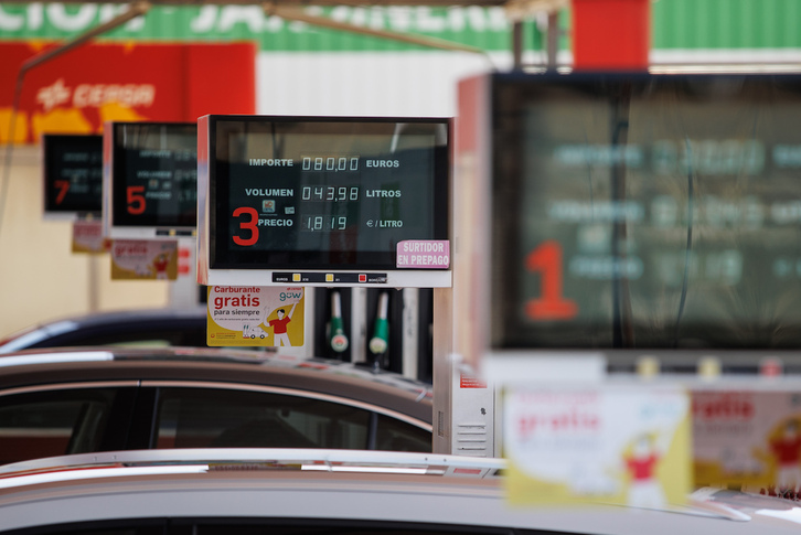 Los precios de los carburantes han subido en el último mes.