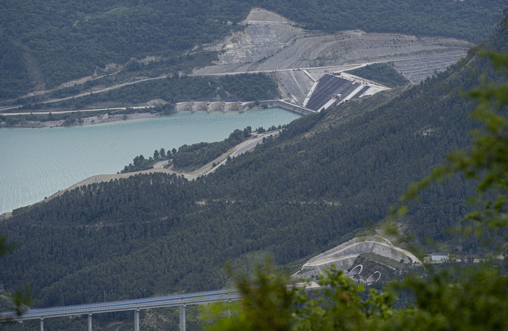 Vista del entorno del pantano de Esa en junio de 2021.