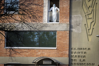 Tolosako Asunción Klinika, artxibo irudi batean