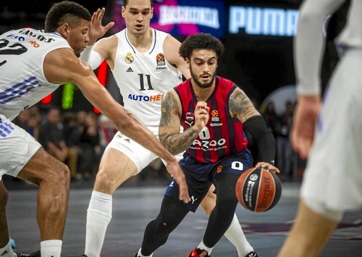 Markus Howard, en la pasada Euroliga ante el Real Madrid, su rival de esta noche.