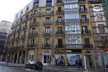 Edificio de viviendas en Donostia. 