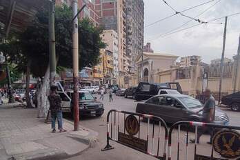 Egiptoko poliziak itxi egin du gertaeraren lekua.