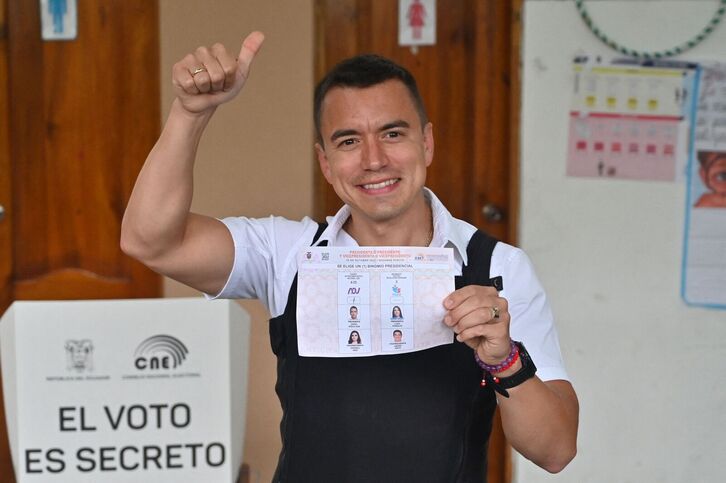 Daniel Noboa, representante de Acción Democrática Nacional (ADN), ha ganado la segunda vuelta de las elecciones a la Presidencia de Ecuador.