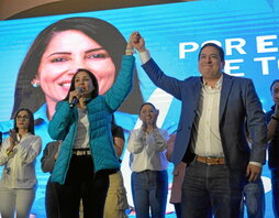 La candidata del correísmo en Ecuador, Luisa González.
