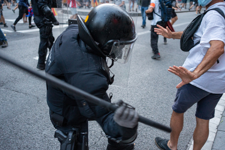 La Policía española fue la gran protagonista en la represión del independentismo catalán en 2017.