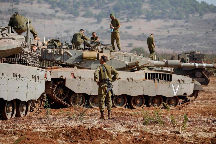 Blindados y tanques de Israel.