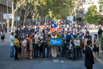 Imagen de archivo de cargos del PDeCAT junto a integrantes del PNV.