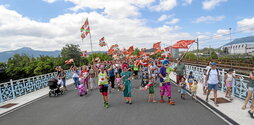 El puente Avenida fue abierto coincidiendo con el paso del Tour en julio, pero luego volvió a ser cerrado.