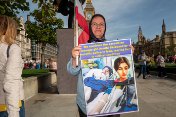 Protesta en Londres por la muerte de Garavan.