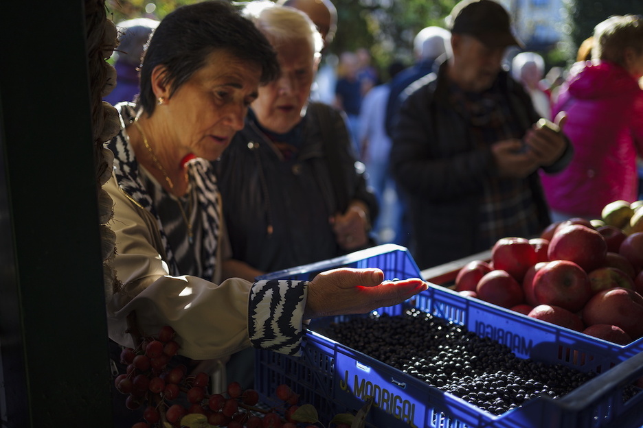 La alubia de Gernika, uno de los productos más demandados, ha rondado los 18 euros el kilo.