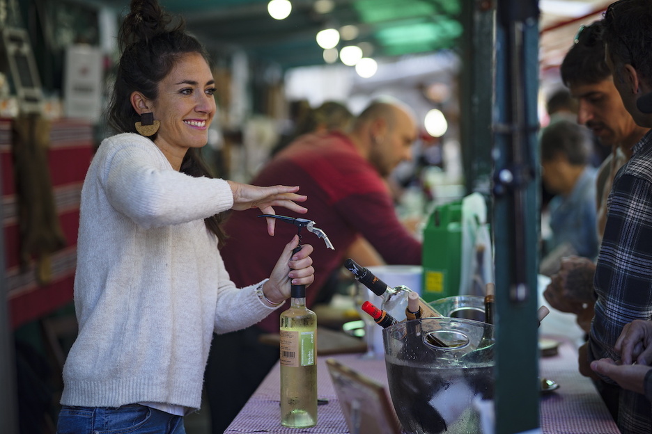 Además de la feria, también ha habido espacio para la fiesta en Gernika.