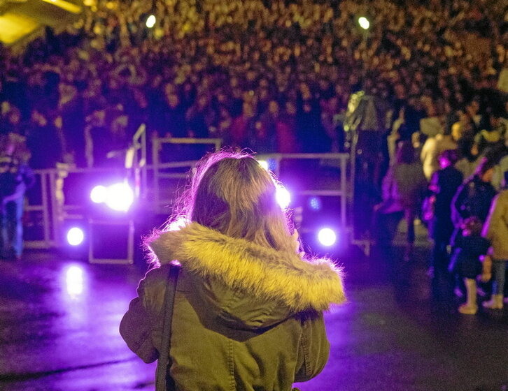 Un momento de la movilización del 8 de Marzo de este año en Gasteiz.