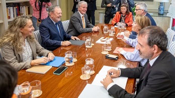 Azpiazu y Sánchez se han reunido este jueves en Madrid.