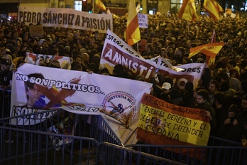 Movilización ultra en Madrid.