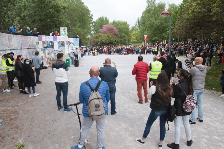 Concentración celebrada en 2021 en Logroño para recordar a Isam Haddour.