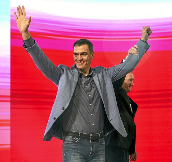 Pedro Sánchez, durante el Congreso del Partido Socialista Europeo, en Málaga.