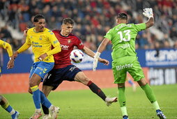 Budimir marcó el gol del empate de Osasuna en la segunda mitad.