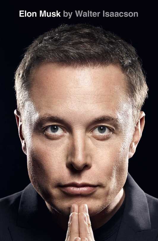 Portada de la biografía 'Elon Musk' escrita por Walter Isaacson.