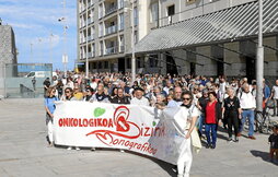 Onkologikoaren aldeko manifestazio ugari egin dira azken urteotan.