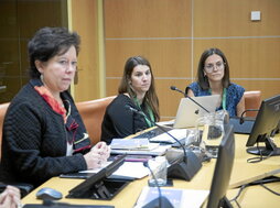 Olatz Martín y June Lara de la Maza comparecieron ante la Comisión de Salud.