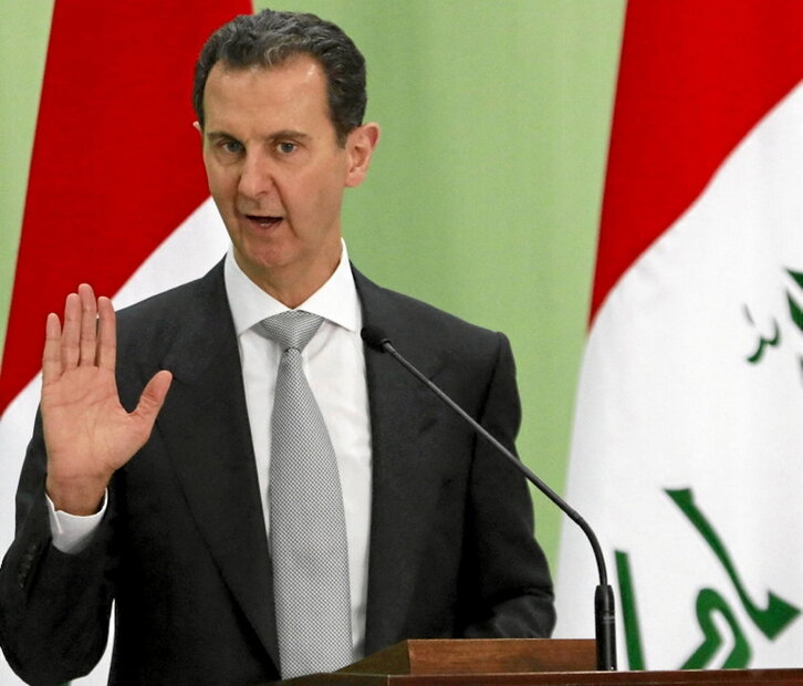 Siriako presidente Al-Assad.
