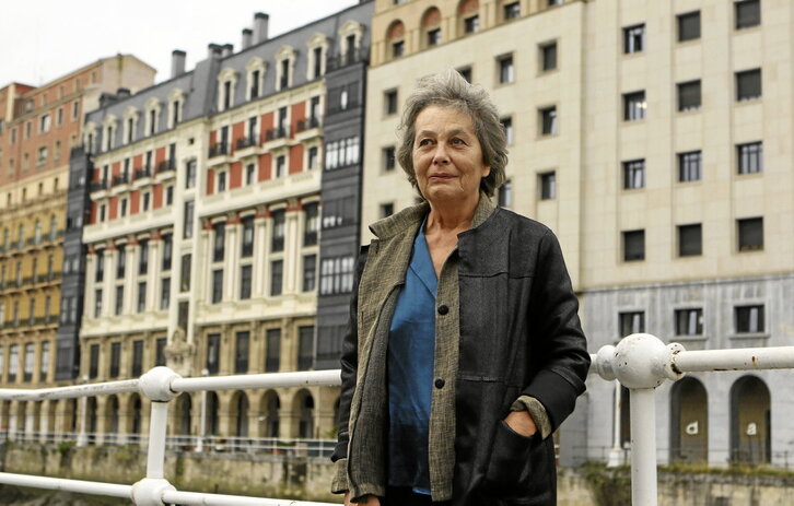 La cineasta portuguesa Rita Azevedo, ayer en Bilbo.