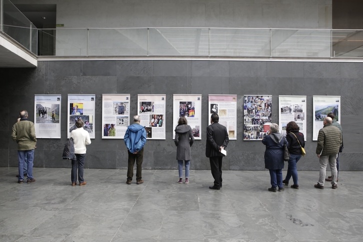 El Parlamento de Nafarroa suele acoger exposiciones a través del programa Kultur Atrio.