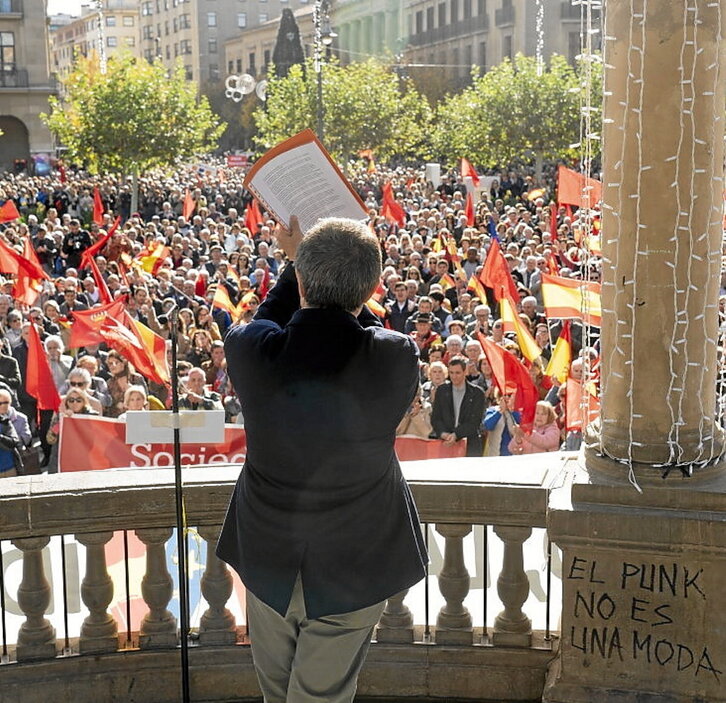 Protestas del mediodía en Madrid.