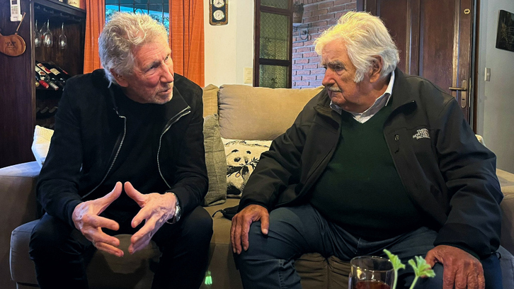 Pepe Mujica y Roger Waters se reunieron el pasado 18 de noviembre.