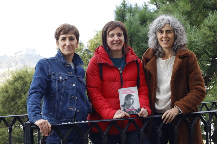 ‘Feminismo zuriaren aurka’ liburua aurkeztu dute ostegun goiz honetan Donostian.