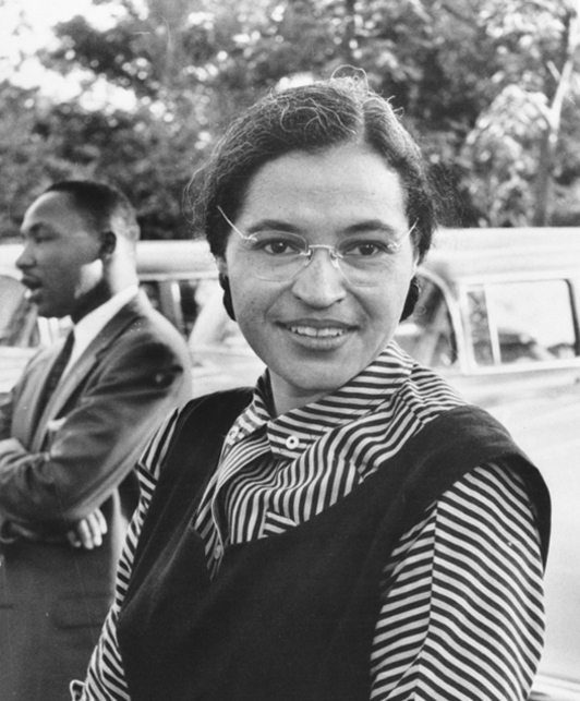 Rosa Parks, Martin Luther King-ekin.
