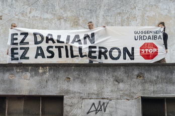 Guggenheim Urdaibai Stop se opone a que el museo se ubique en la antigua fábrica de Dalia o el astillero de Murueta.