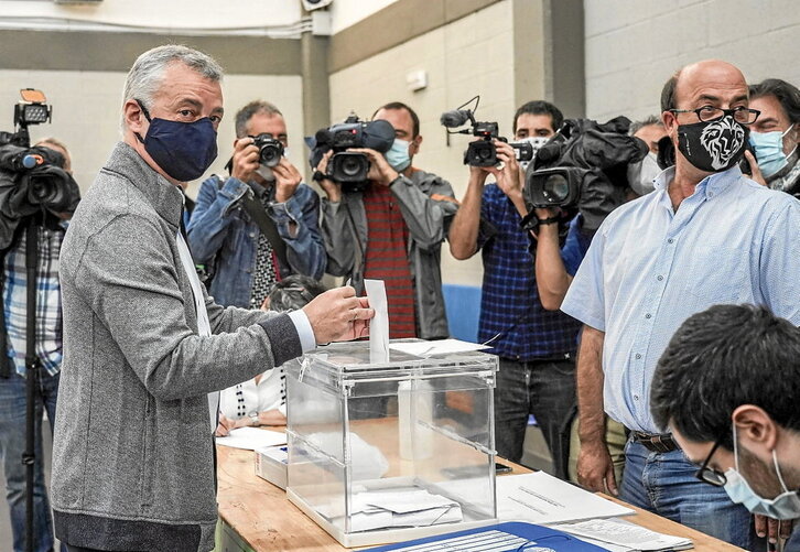 Iñigo Urkullu ya no podrá sumar su voto a su propia candidatura a lehendakari.