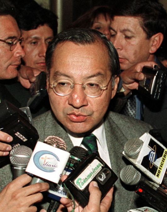 El exembajador Manuel Rocha, en una imagen de 2001 en Boliviua.