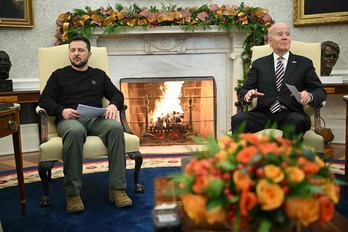 Zelenski y Biden, en la Casa Blanca.