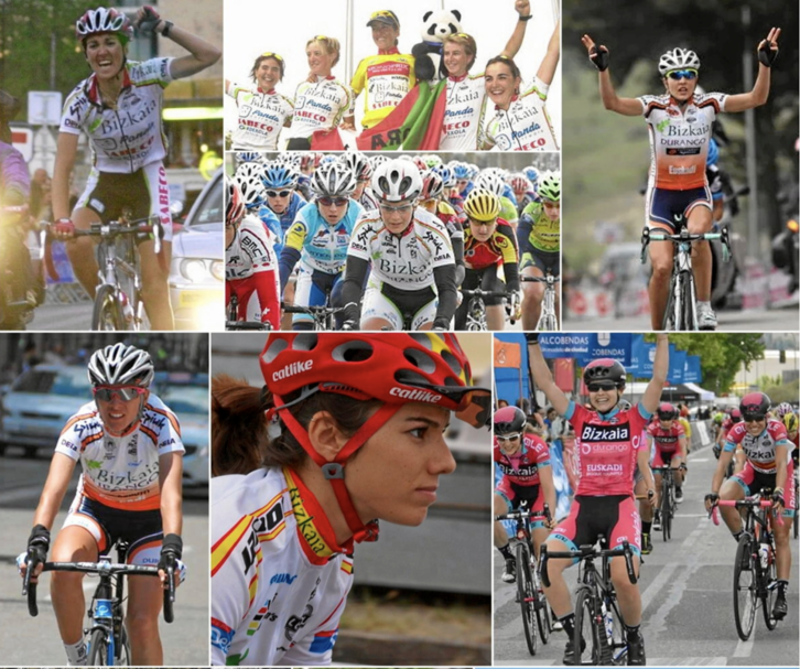 Imágenes que resumen 21 años de historia del equipo, entre las que destaca la de Joane Somarriba de amarillo en el podio final de París.