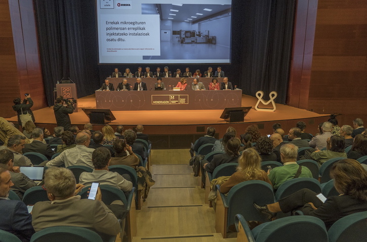 Congreso anual del grupo Mondragon en noviembre de 2022 en Donostia.