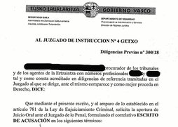 Imagen aportada por Arzuaga en su pregunta al consejero Erkoreka.