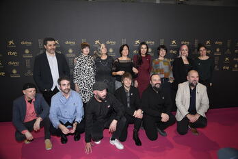 La sala de fiestas Florida Park acogió el encuentro entre los candidatos a los Goya.