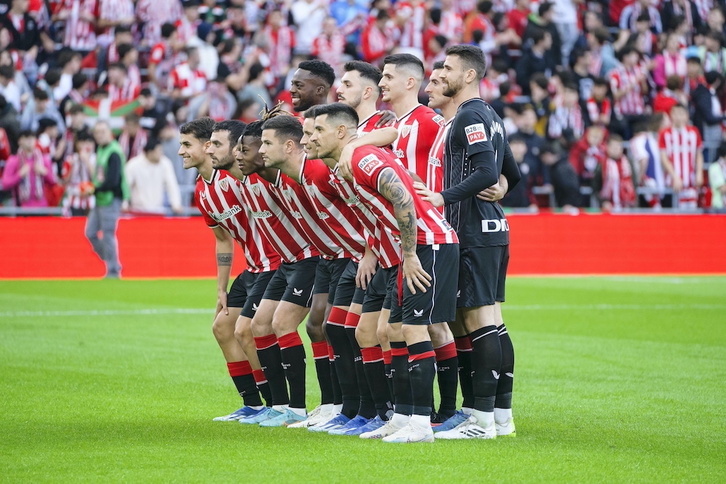 Once titular del Athletic frente al Atlético en la última jornada.
