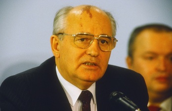 Mikhail Gorbatxoven artxiboko irudia.