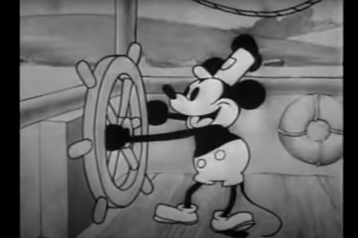  La película ‘Steamboat Willie’ se puede ver en Youtube, donde Walt Disney subió la producción hace 14 años. 
