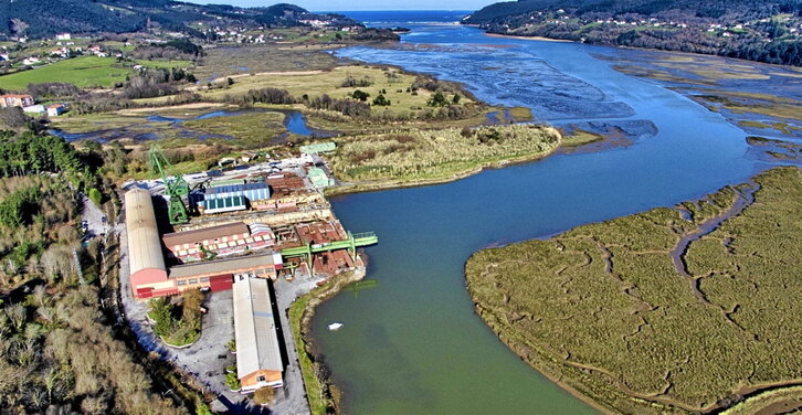 El proyecto del Guggenheim Urdaibai se prevé ubicar en Murueta.