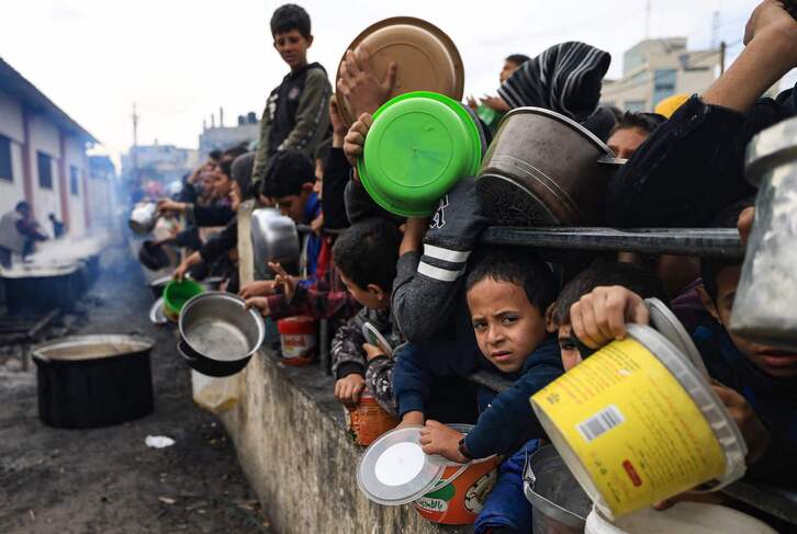 El hambre asola Gaza.