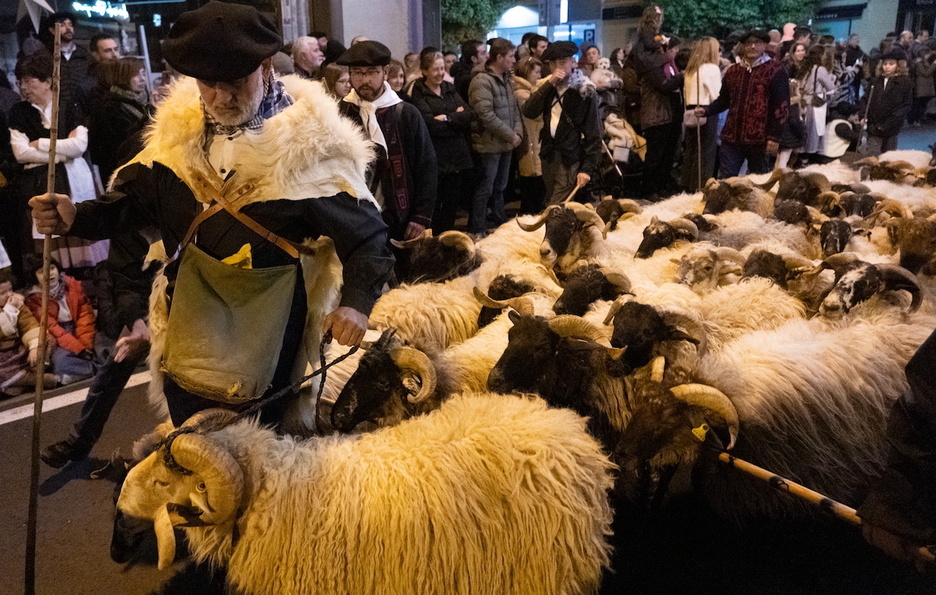 Tradizioa ere bada abereak izatea Iruñeko desfilean
