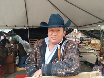 Edgar Tuy, Síndico de la municipalidad  indígena de Sololá del pueblo kaqchikel.