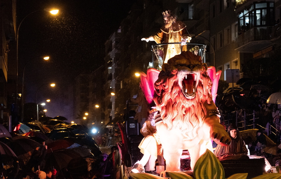 Carroza de Gaspar en Iruñea. 